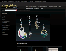 Tablet Screenshot of lucygoldenjewelry.com